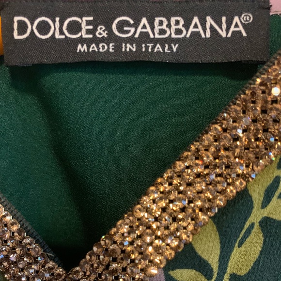 SOLD Dolce & Gabbana Strappy Floral Silk Dress - Picture 2 of 8